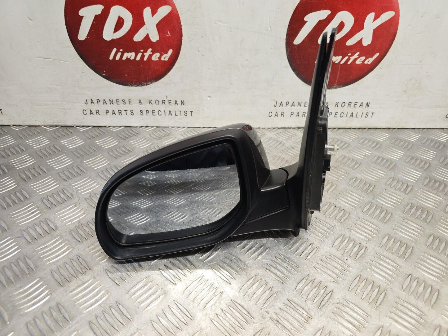 HYUNDAI I10 MK1 2007-2013 PASSENGERS MANUAL FOLD ELECTRIC WING MIRROR SAE GREY