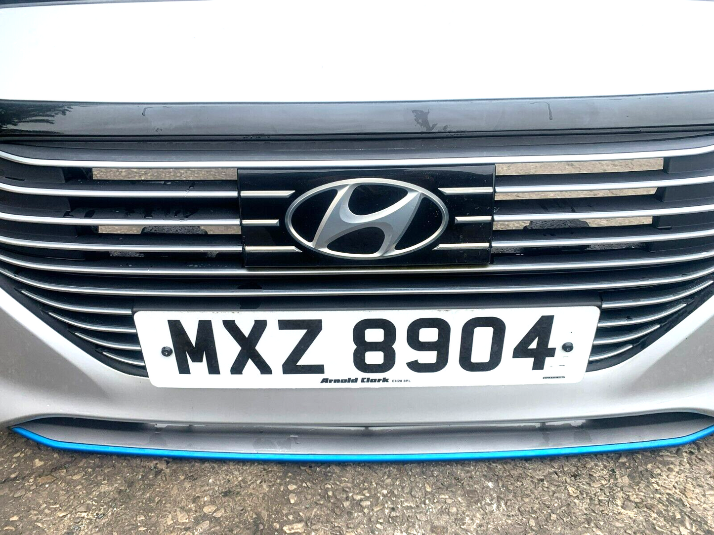 HYUNDAI IONIQ AE 2017-2020 GENUINE PRE-FACELIFT COMPLETE FRONT BUMPER T8S SILVER