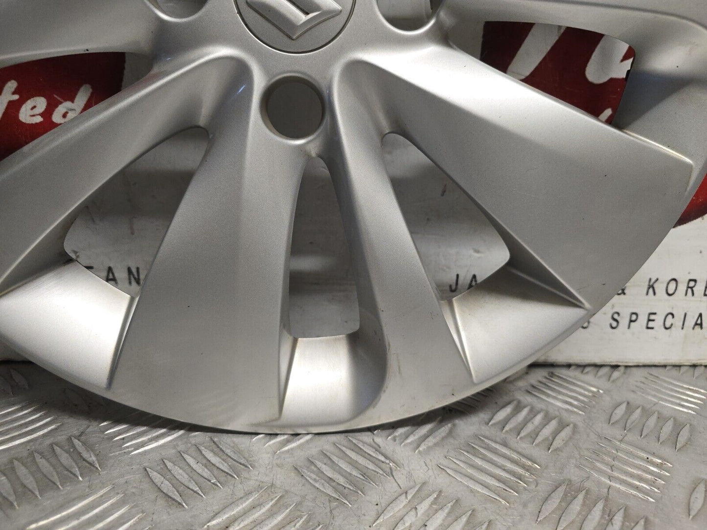 SUZUKI BALENO 2016-2019 15" INCH GENUINE WHEEL HUB CAP COVER TRIM 43250-68P00 4