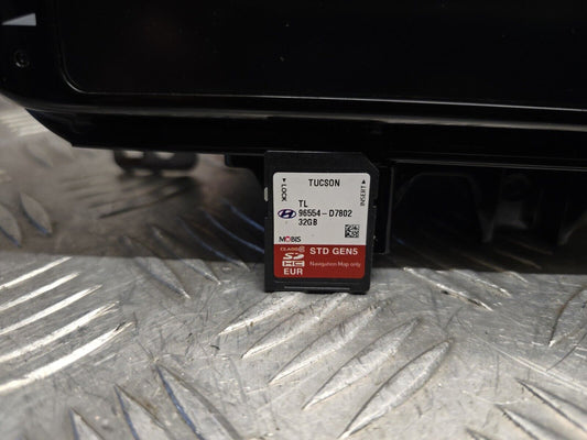 HYUNDAI TUCSON MK3 2018-2020 SAT NAV MULTIMEDIA HEAD UNIT + SD CARD 96560D7822