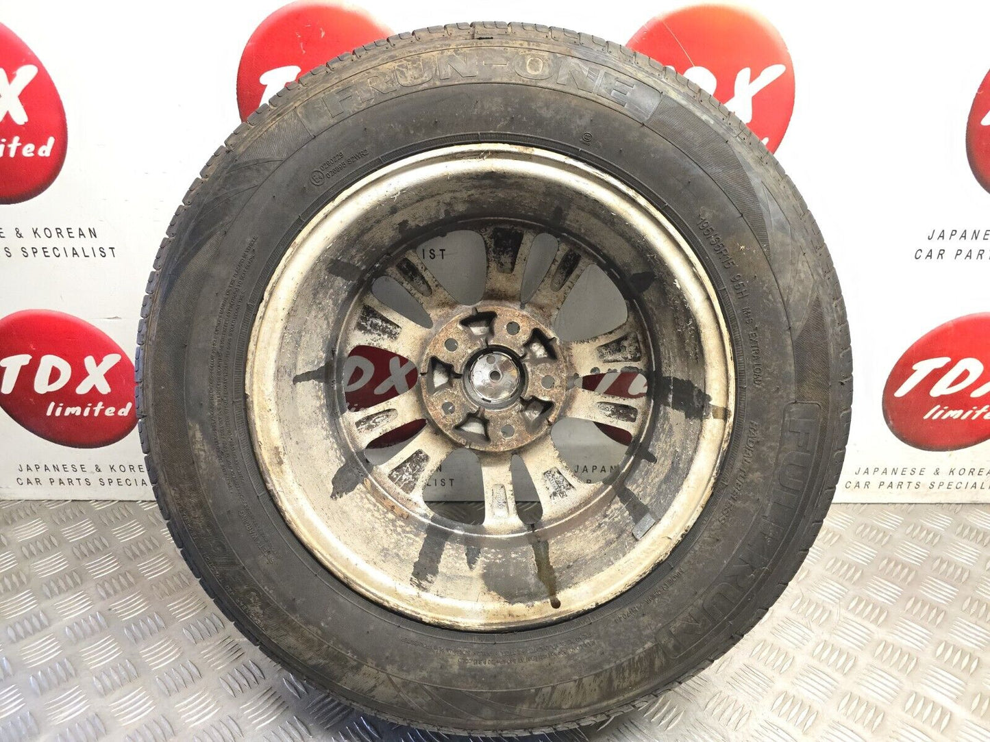 HYUNDAI I30 MK2 15" INCH 2012-2017 BLACK ALLOY WHEEL 7.2MM 195/65/15 52910-A5150