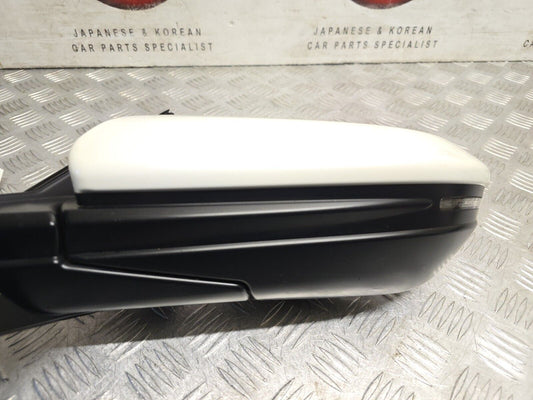 Honda Civic Mk10 2017-2022 Passengers Power Fold Blind Spot Mirror Nh788P White 2
