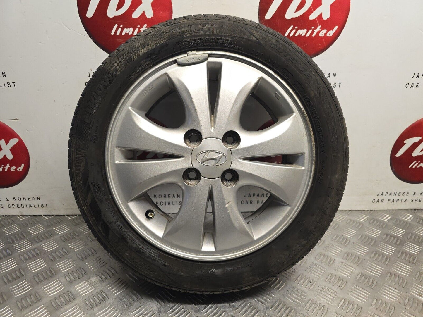 HYUNDAI I10 MK1 2007-2013 14" INCH GENUINE ALLOY WHEEL 165/60/14 52910-0X250