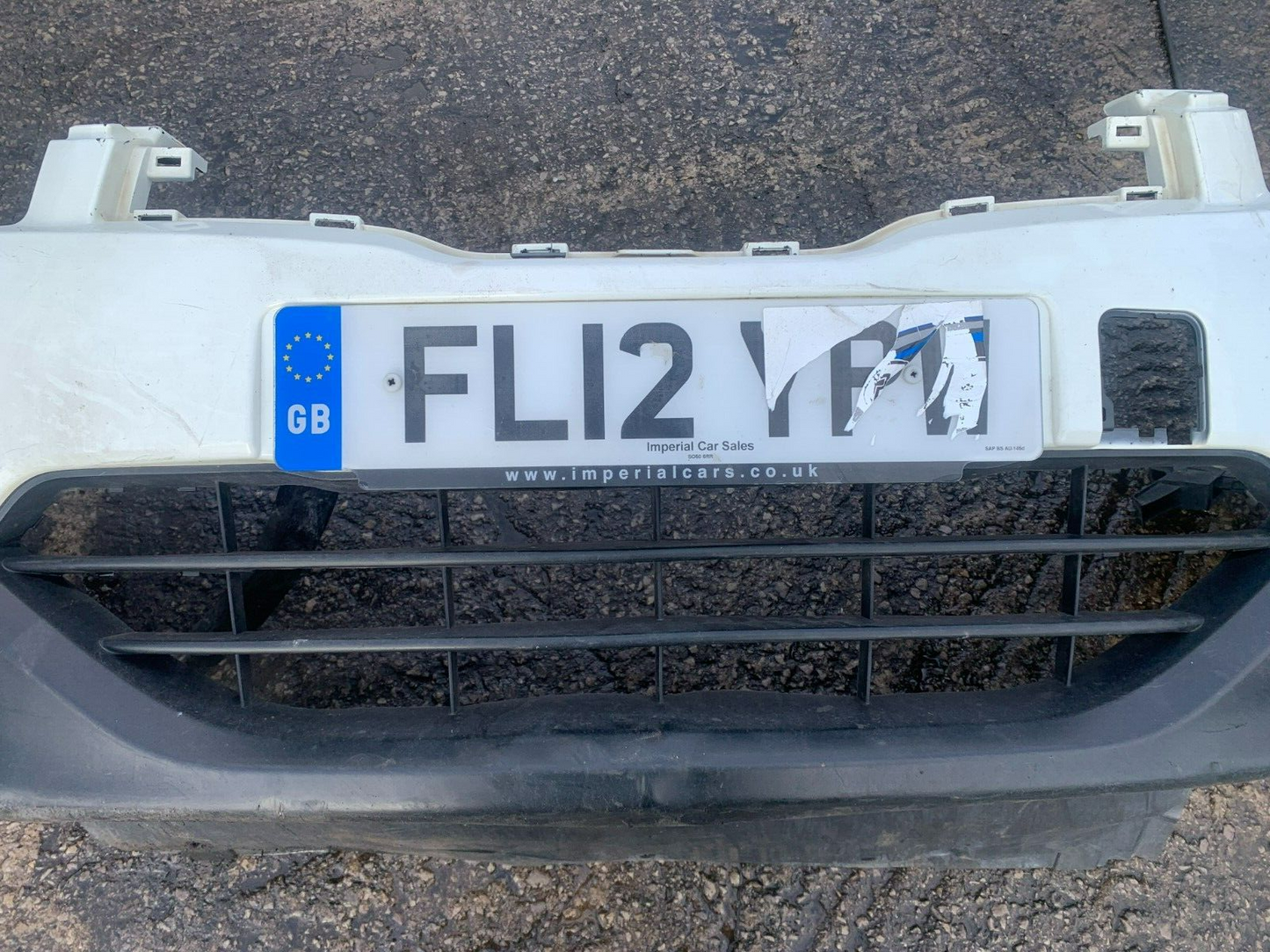 NISSAN QASHQAI J10 2010-2013 GENUINE FACELIFT FRONT BUMPER WHITE COLLECTION