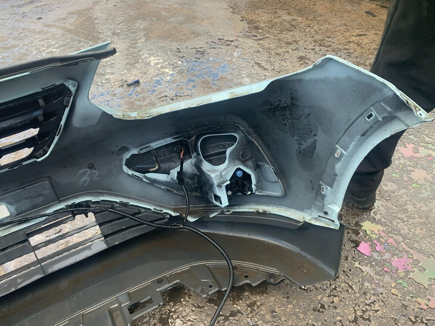 HONDA JAZZ CROSS STAR 2020-2023 GENUINE COMPLETE FRONT BUMPER BLUE COLLECTION
