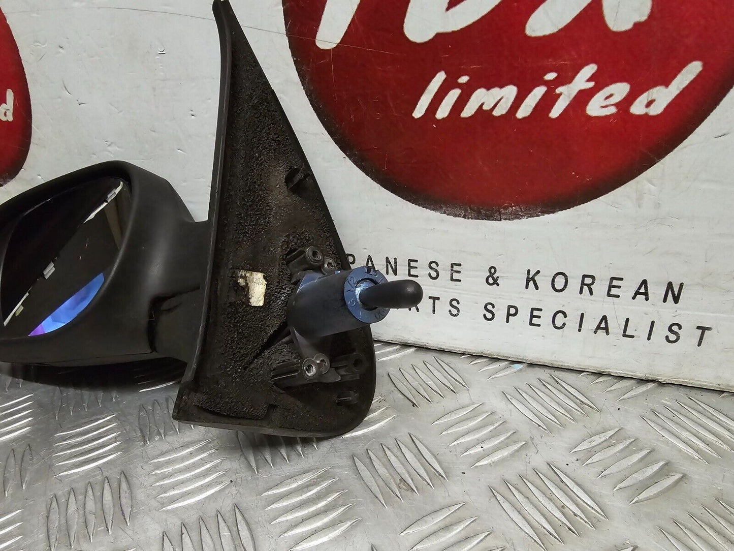 NISSAN MICRA K12 2003-2009 GENUINE PASSENGERS SIDE MANUAL WING MIRROR IN BLACK