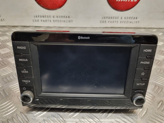 KIA RIO (YB) MK4 2017-2023 GENUINE STEREO RADIO MEDIA HEAD UNIT 96160-H8550