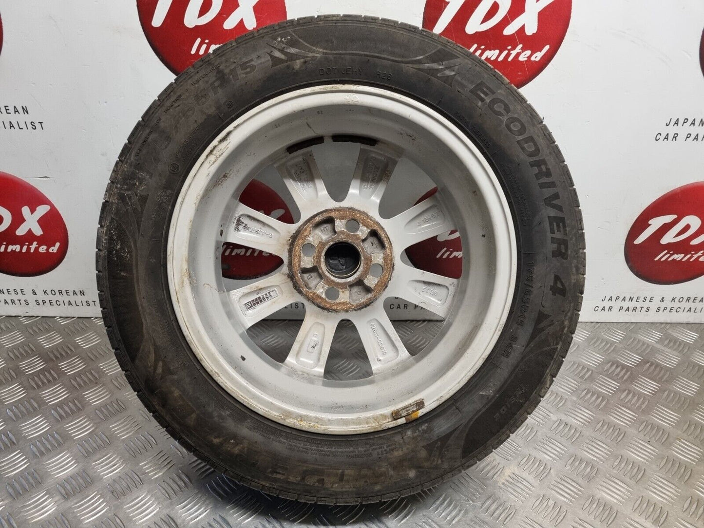TOYOTA YARIS MK3 2011-2015 15" INCH ALLOY WHEEL 7MM TREAD 175/65/15 42611-0D610
