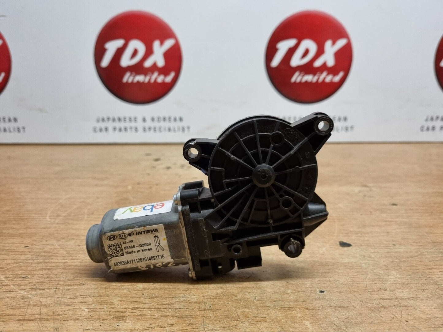 HYUNDAI IONIQ AE 2017-2020 GENUINE DRIVERS SIDE REAR WINDOW MOTOR 83460-G2000