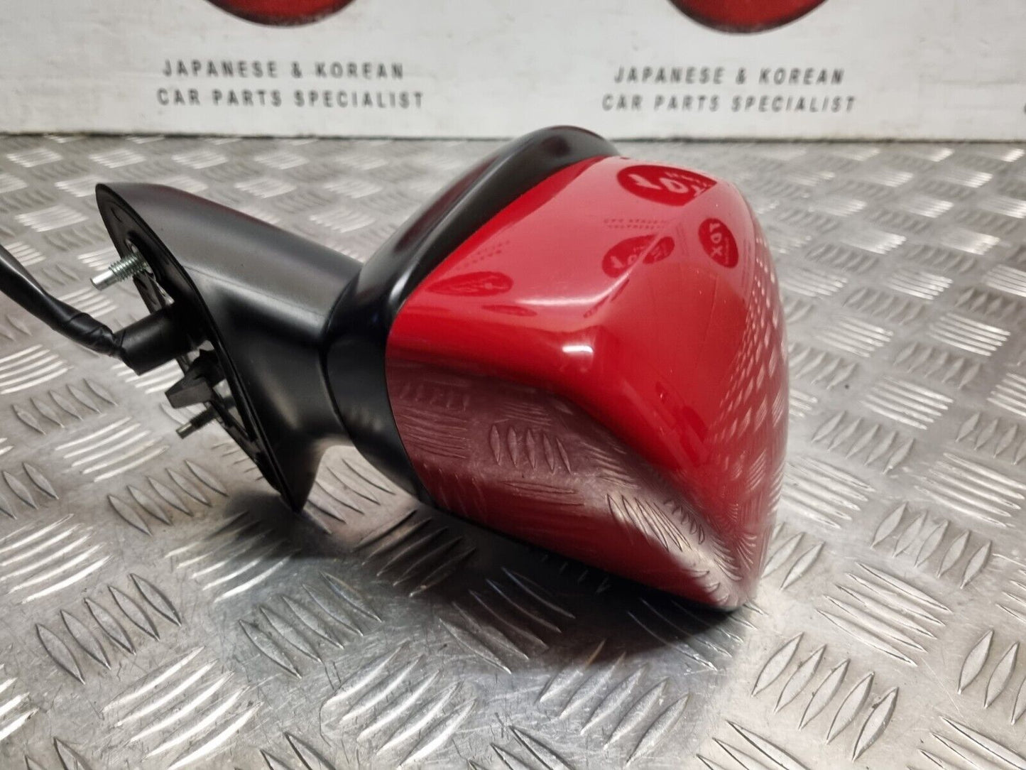 HONDA JAZZ MK4 2015-2020 GENUINE DRIVERS SIDE POWER FOLD HEATED WING MIRROR RED