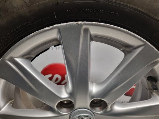 TOYOTA YARIS MK3 2011-2015 15" INCH ALLOY WHEEL 7MM TREAD 175/65/15 42611-0D610