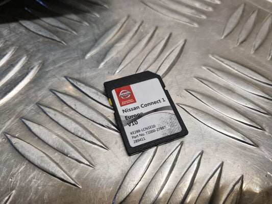 NISSAN JUKE F15 2010-2014 SAT NAV CD STEREO HEAD UNIT + SD MAP + CODE 25915BH20B