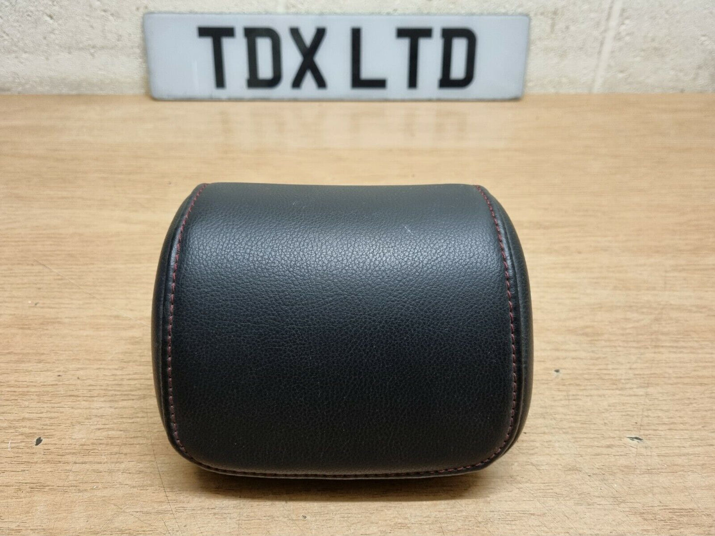 Nissan Juke F15 Genuine Leather Rear Centre Headrest Red Stitch 2010-2018