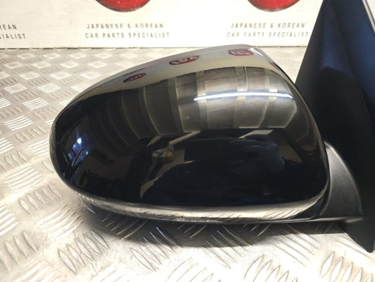 HYUNDAI TUCSON MK3 2015-2019 GENUINE DRIVERS SIDE POWER FOLD MIRROR PAE BLACK