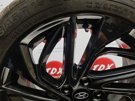 HYUNDAI TUCSON MK3 2015-2020 19 INCH BLACK ALLOY WHEEL 6MM 245/45/19 52910-D7490