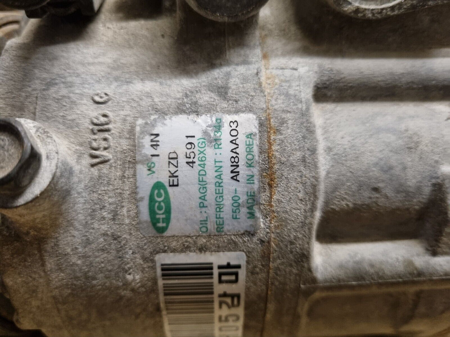 Kia Ceed Mk1 (Ed) 1.4 Petrol 2007-2012 Genuine Ac Compressor Pump F500-An8Aa03 11