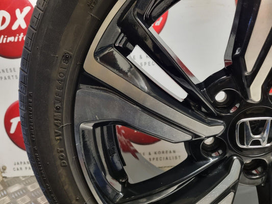 HONDA CIVIC X MK10 2017-2022 17 INCH GENUINE ALLOY WHEEL 7MM 215/50/17 TBA17070D