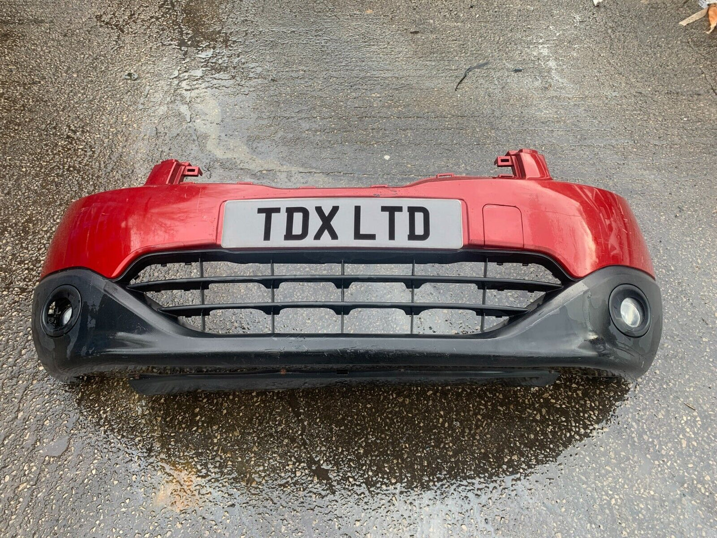NISSAN QASHQAI J10 2010-2013 FACELIFT GENUINE FRONT BUMPER RED
