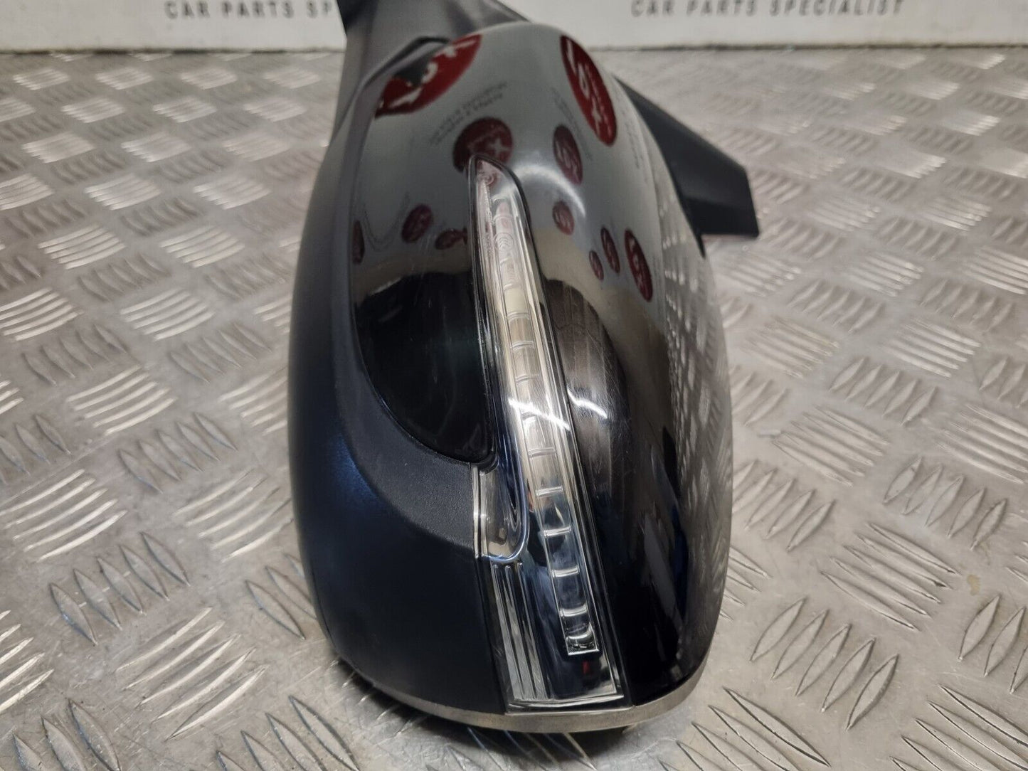 KIA CARENS (RP) MK3 2013-2019 PASSENGERS POWER FOLD PUDDLE LIGHT MIRROR 9H BLACK