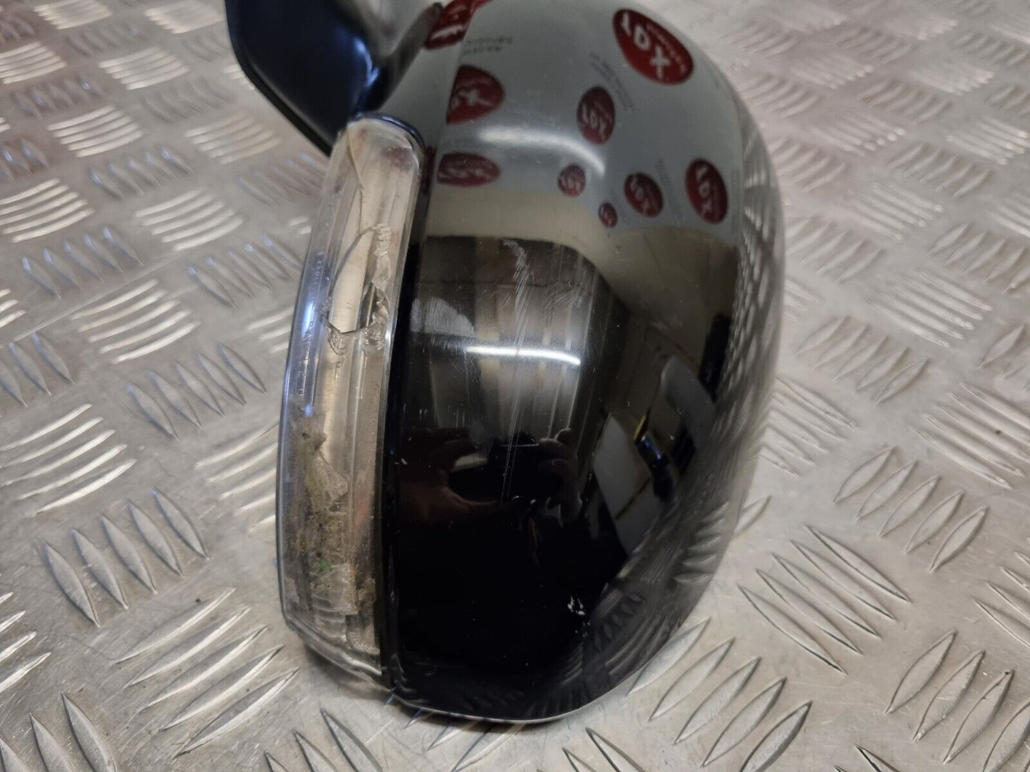 TOYOTA PRIUS MK3 2009-2015 GENUINE PASSENGERS MANUAL FOLD WING MIRROR 202 BLACK