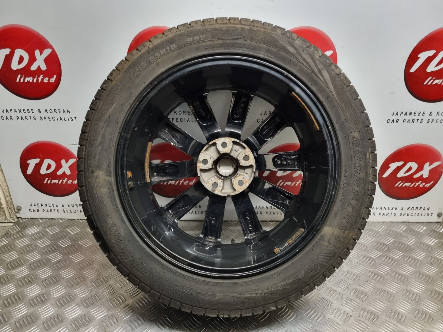 NISSAN QASHQAI J10 2007-2013 18 INCH DIAMOND CUT ALLOY WHEEL 4MM 215/55/18 JD18A