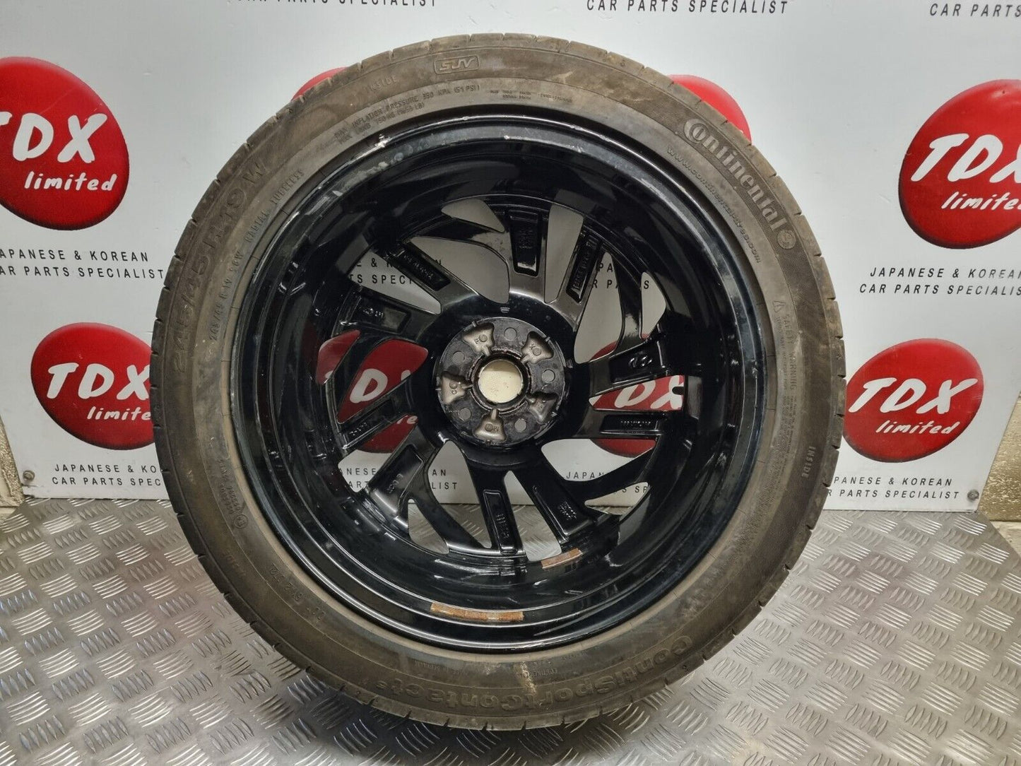 HYUNDAI TUCSON MK3 2015-2020 19 INCH BLACK ALLOY WHEEL 6MM 245/45/19 52910D7490