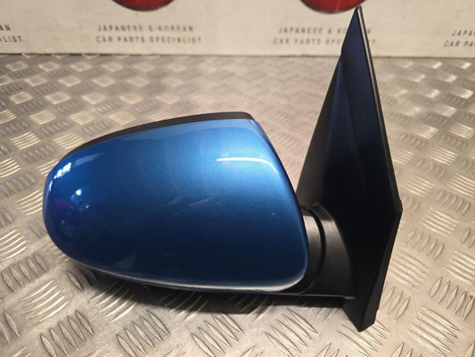 HYUNDAI TUCSON MK3 2015-2020 GENUINE DRIVERS SIDE POWER FOLD MIRROR R3U BLUE
