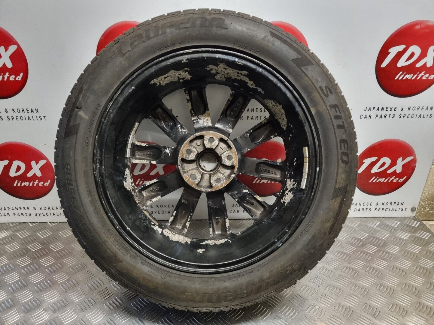 NISSAN QASHQAI J10 2007-2013 18 INCH DIAMOND CUT ALLOY WHEEL 6MM 215/55/18 JD18A