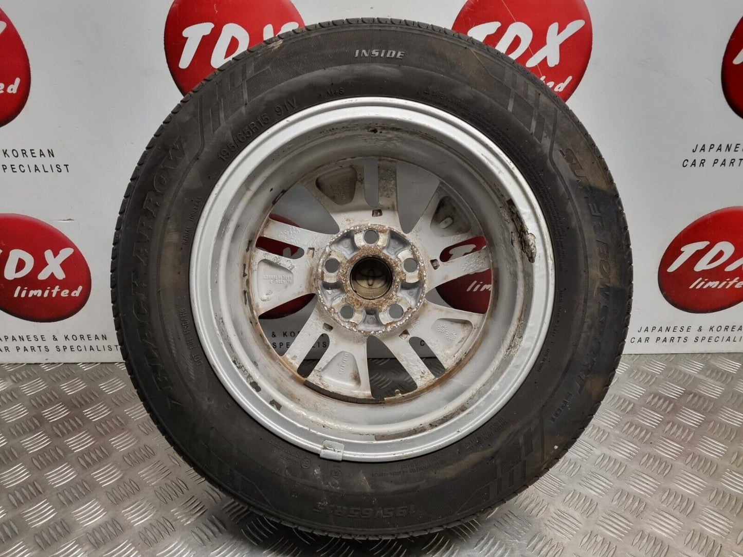 TOYOTA AURIS MK2 E18 2012-2018 15" INCH GENUINE ALLOY WHEEL 7MM TYRE 195/65/15