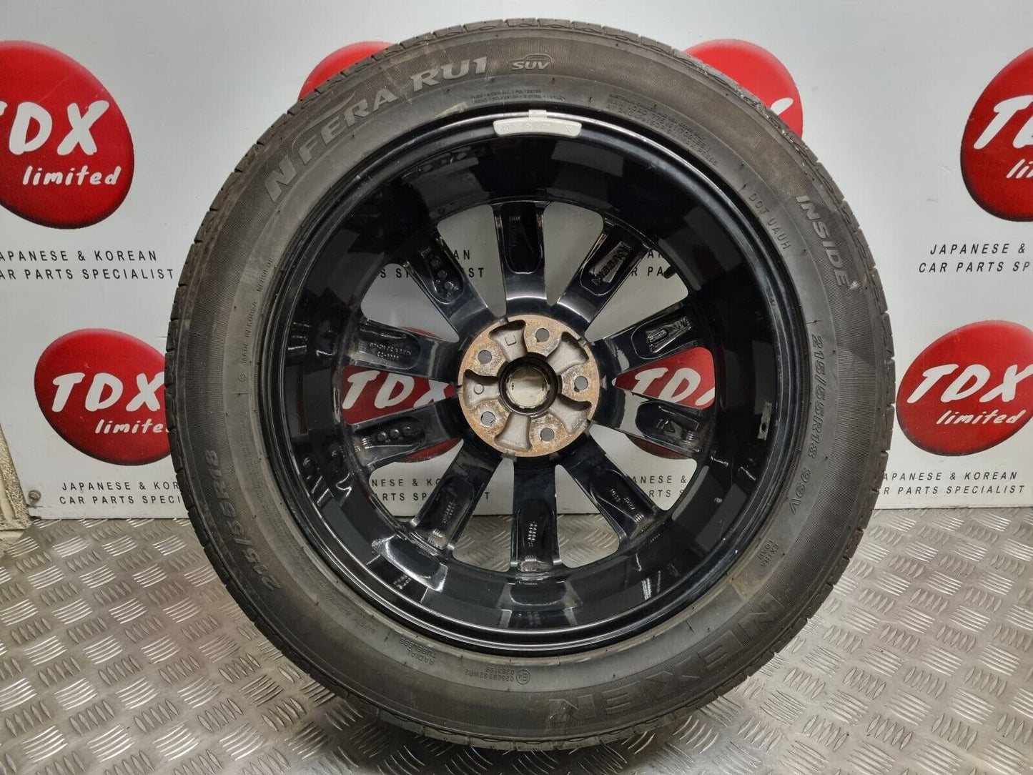 NISSAN QASHQAI J10 2007-2013 18 INCH DIAMOND CUT ALLOY WHEEL 5MM 215/55/18 JD18A
