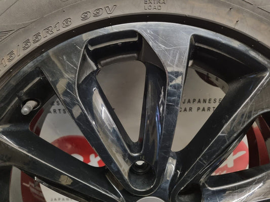 NISSAN QASHQAI J10 2007-2013 18 INCH DIAMOND CUT ALLOY WHEEL 5MM 215/55/18 JD18A