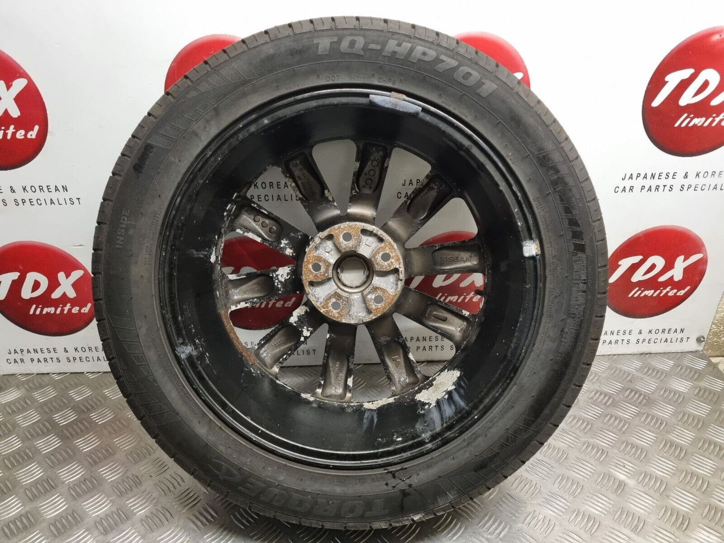 NISSAN QASHQAI J10 2007-2013 18" INCH DIAMOND CUT ALLOY WHEEL 215/55/18 JD18A