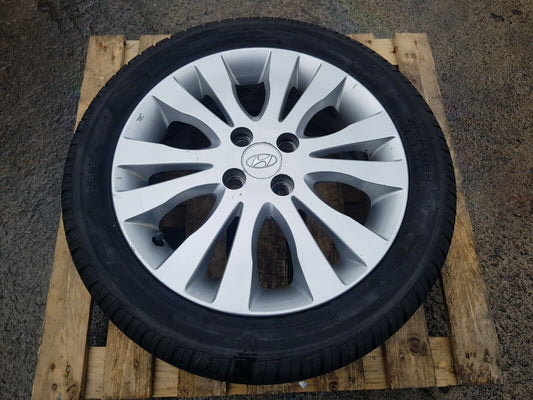 Hyndai I20 MK1 16" 12 Spoke Alloy Wheel 2009 - 2014 195/50/16 5.5Jx16
