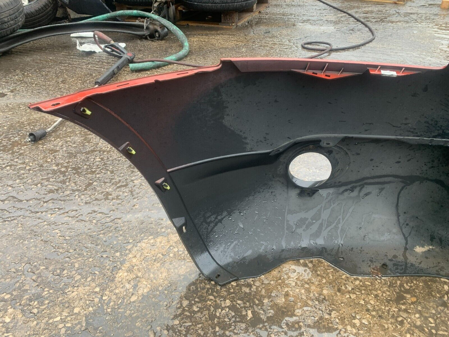 NISSAN QASHQAI J10 2007-2010 PRE-FACELIFT GENUINE FRONT BUMPER ORANGE