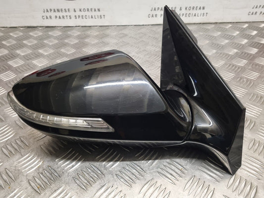 HYUNDAI I40 VF 2011-2019 GENUINE DRIVERS SIDE POWER FOLD WING MIRROR NKA BLACK