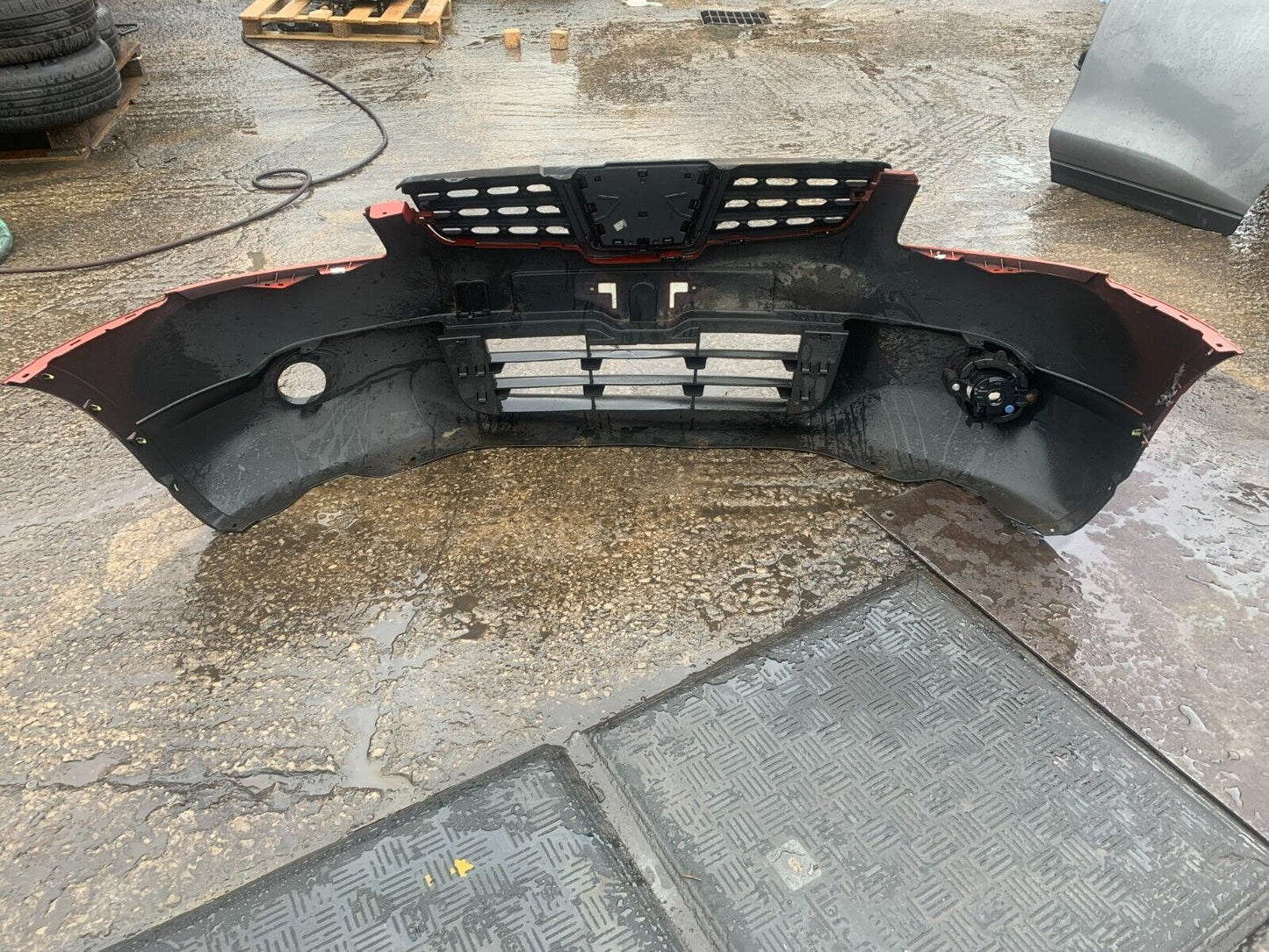 NISSAN QASHQAI J10 2007-2010 PRE-FACELIFT GENUINE FRONT BUMPER ORANGE