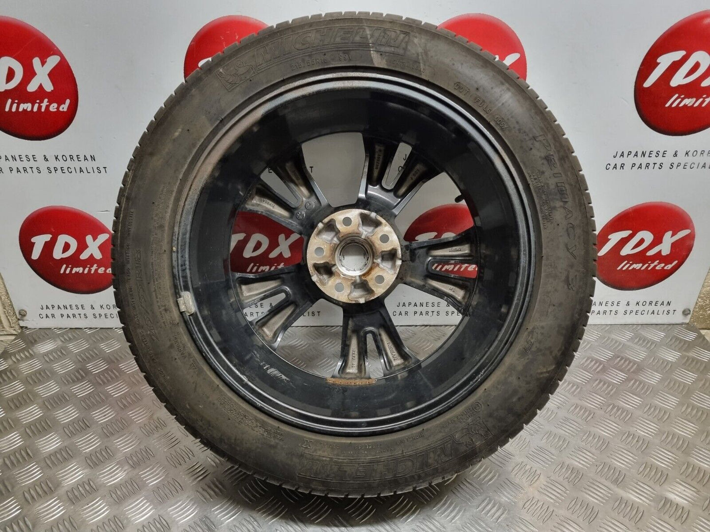 NISSAN QASHQAI J11 2014-2021 18" ALLOY WHEEL + 8MM MICHELIN 215/55/18 HV03BMB94