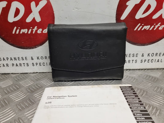 HYUNDAI IX35 2010-2015 GENUINE SAT NAV OWNERS MANUAL HANDBOOK PACK WALLET BOOK