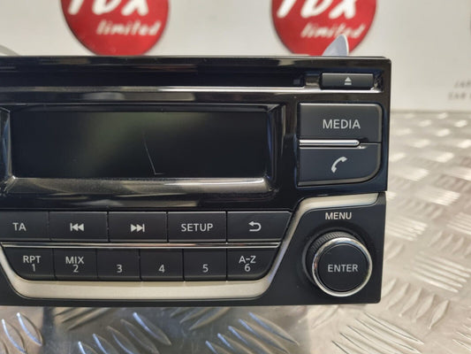 NISSAN JUKE F15 2014-2019 GENUINE BLUETOOTH CD MEDIA PLAYER HEAD UNIT 28185BV80A