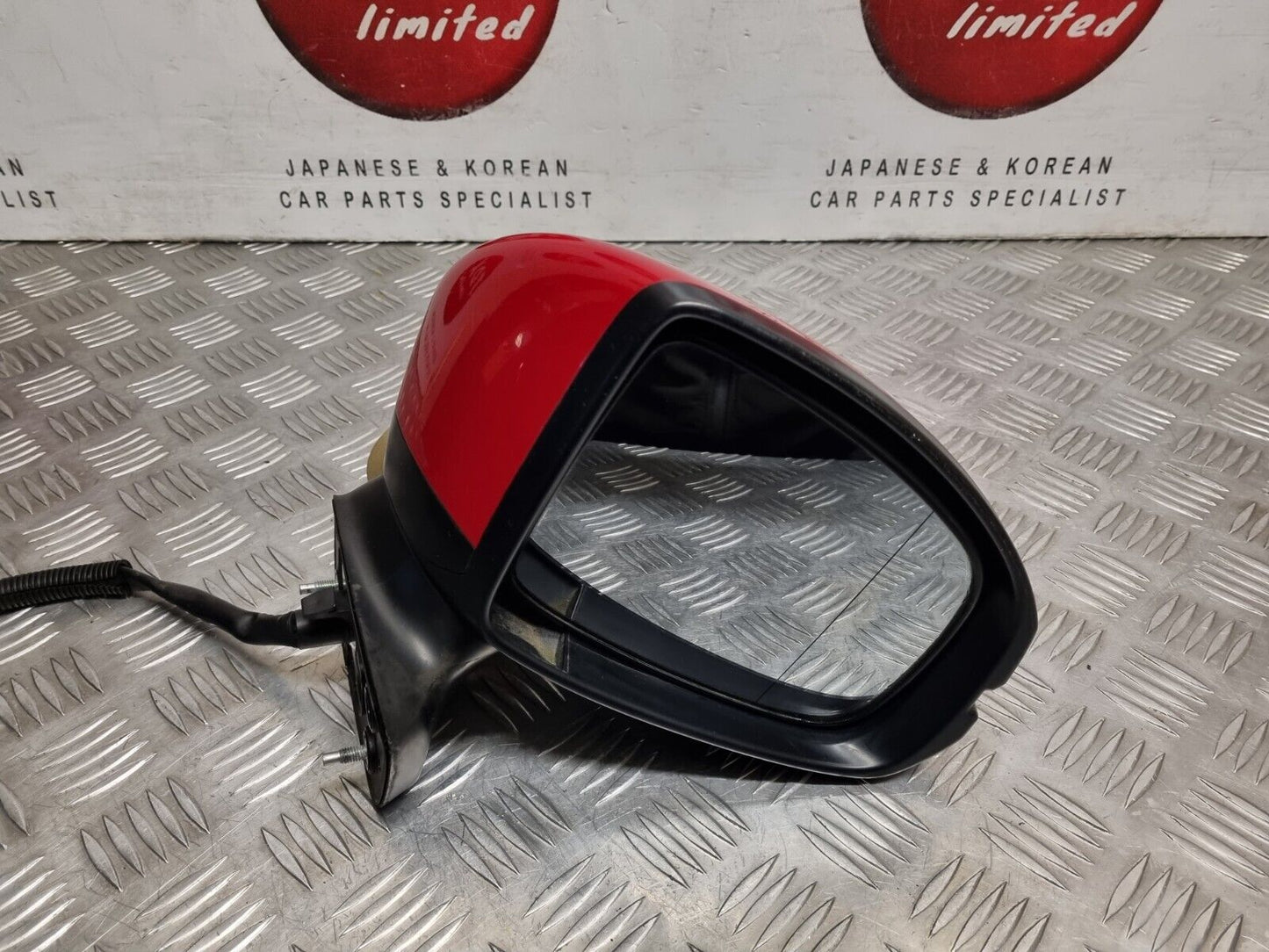 HONDA JAZZ MK4 2015-2020 GENUINE DRIVERS SIDE POWER FOLD HEATED WING MIRROR RED