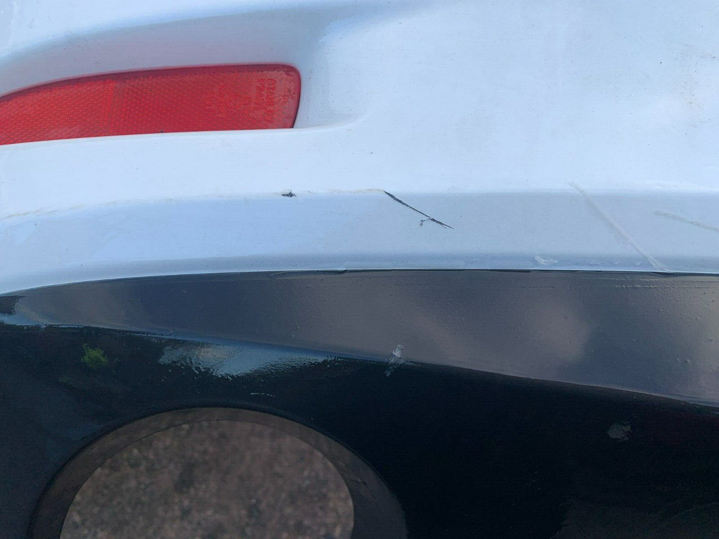 MAZDA 6 MK3 2014-2017 SALOON PRE-FACELIFT GENUINE REAR BUMPER WHITE