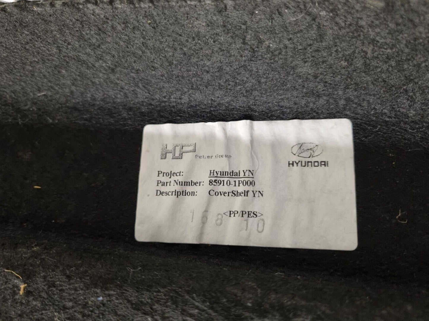 KIA VENGA (YN) 2010-2019 GENUINE REAR BOOT PARCEL SHELF LUGGAGE LOAD COVER