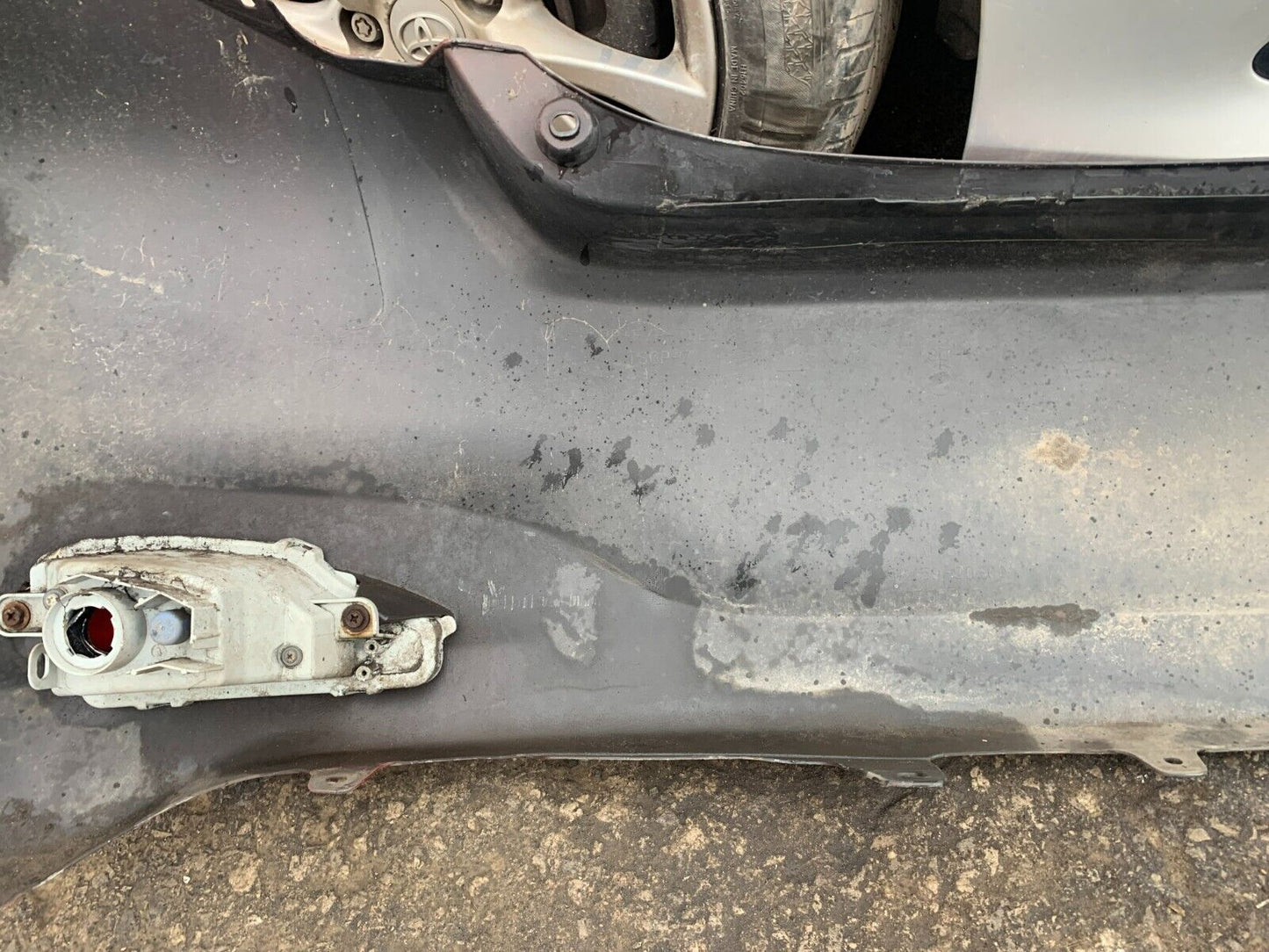TOYOTA YARIS 2012-2015 PRE-FACELIFT GENUINE REAR BUMPER IN RED