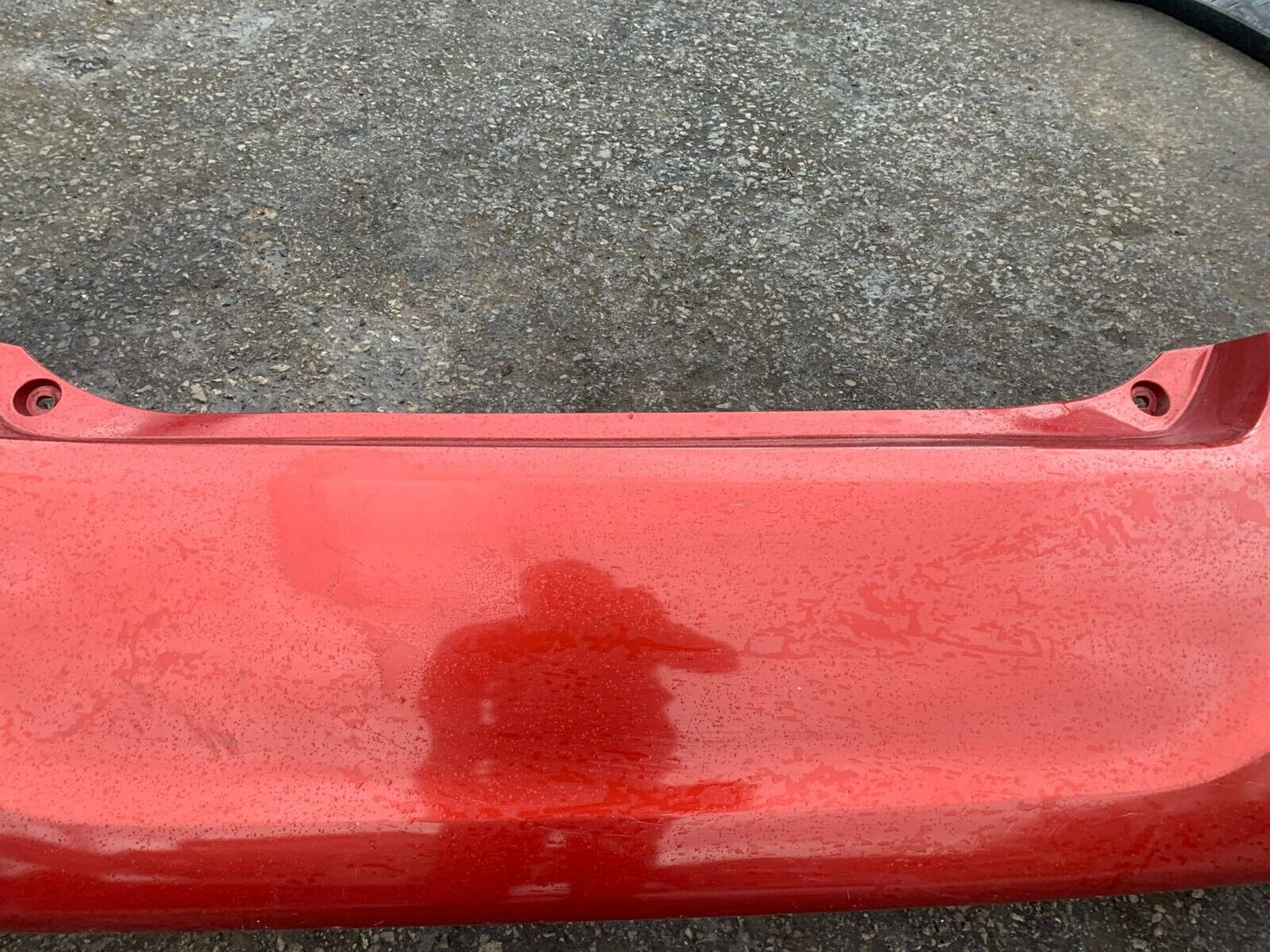 TOYOTA YARIS 2012-2015 PRE-FACELIFT GENUINE REAR BUMPER IN RED