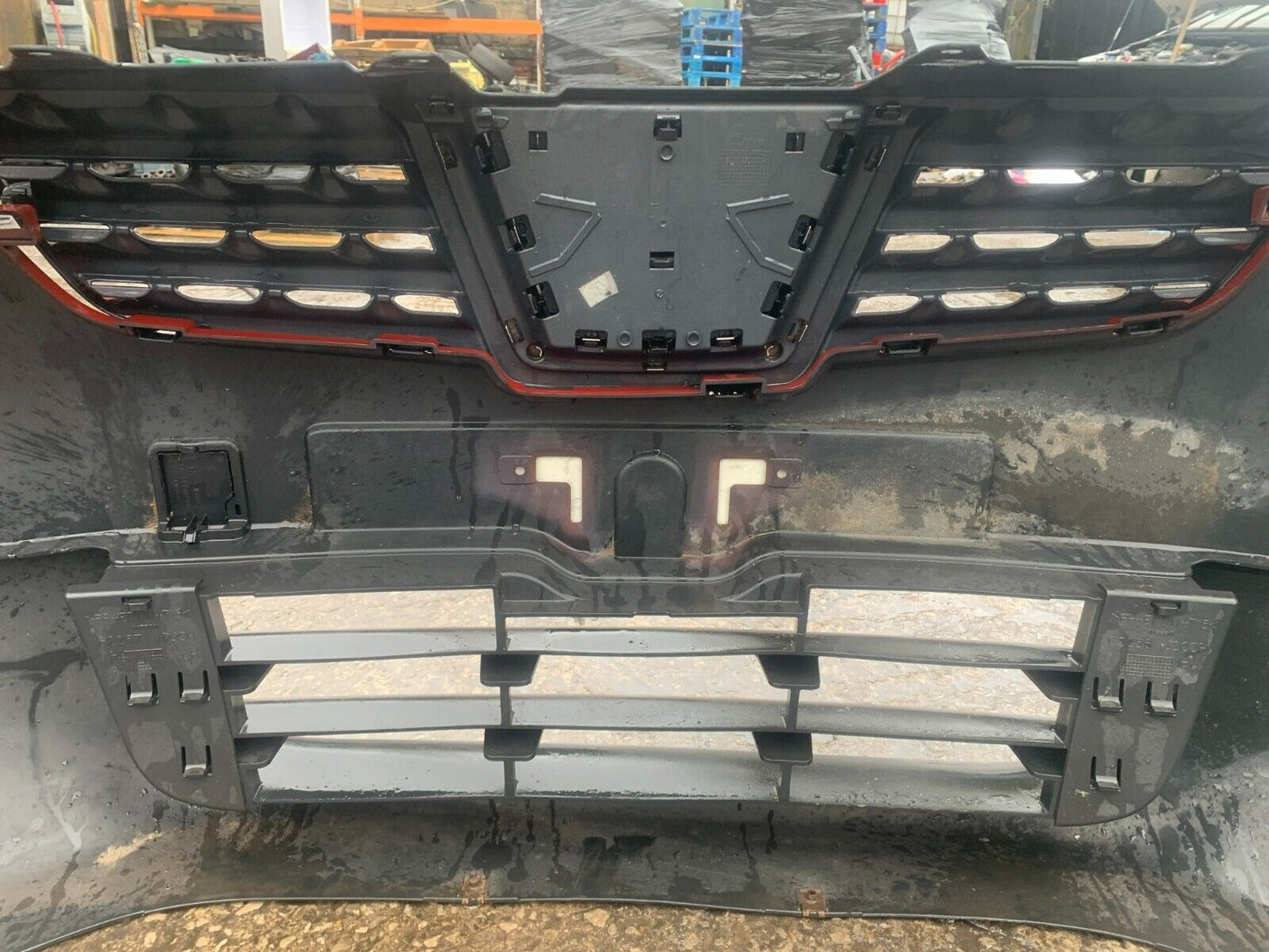 NISSAN QASHQAI J10 2007-2010 PRE-FACELIFT GENUINE FRONT BUMPER ORANGE