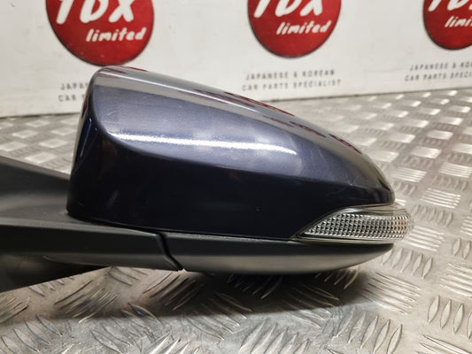 TOYOTA YARIS MK3 2012-2017 GENUINE PASSENGERS SIDE MANUAL FOLD MIRROR 9AF VIOLET