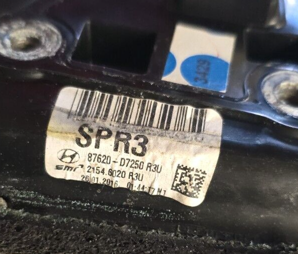 HYUNDAI TUCSON MK3 2015-2020 GENUINE DRIVERS SIDE POWER FOLD MIRROR R3U BLUE