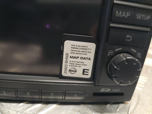 NISSAN QASHQAI J10 2010-2013 SAT NAV CD RADIO MEDIA HEAD UNIT SD CARD 25915BH30E