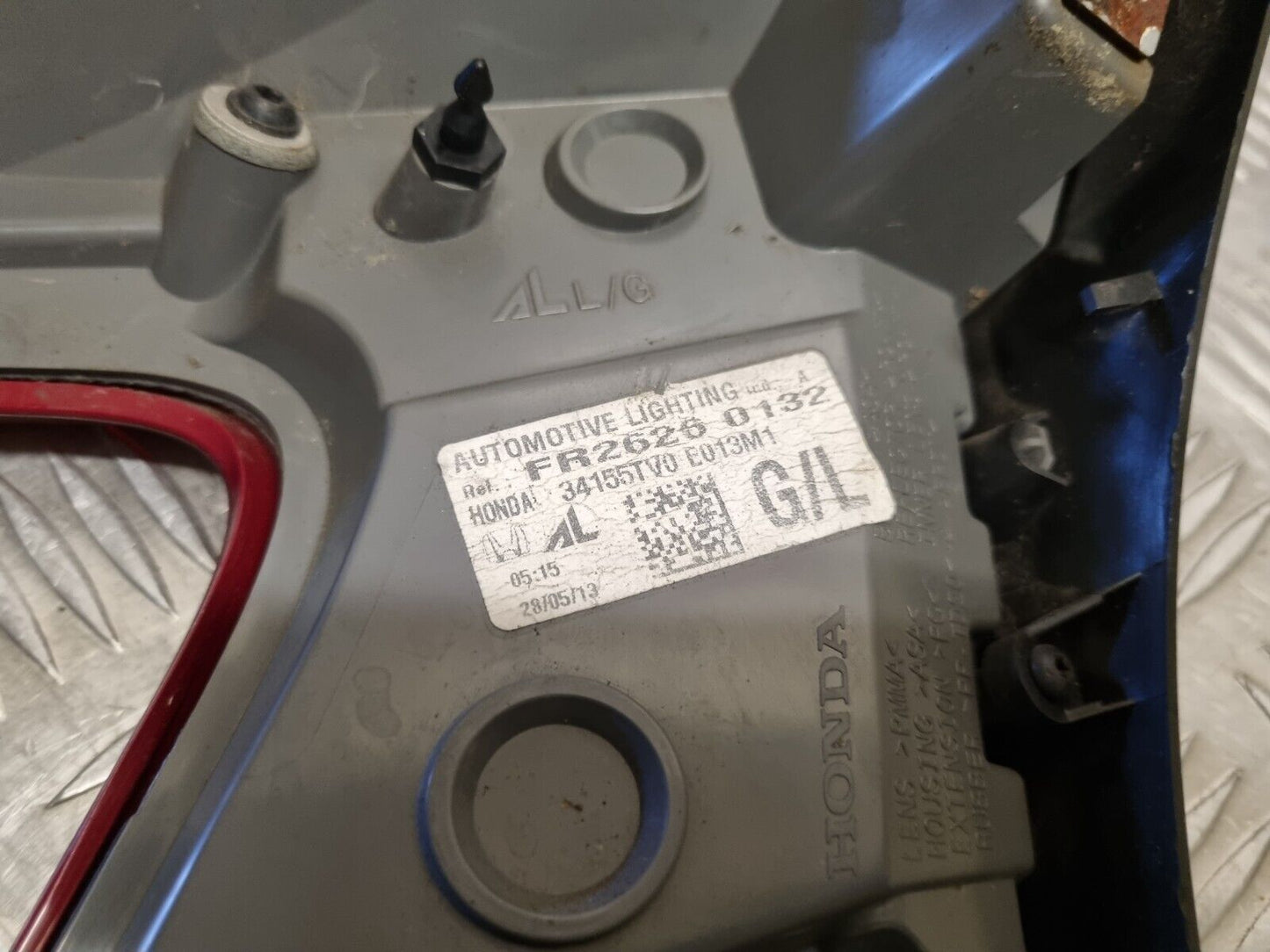 HONDA CIVIC 2012-2015 MK9 PREFACELIFT HATCHBACK PASSENGERS REAR TAILGATE LIGHT