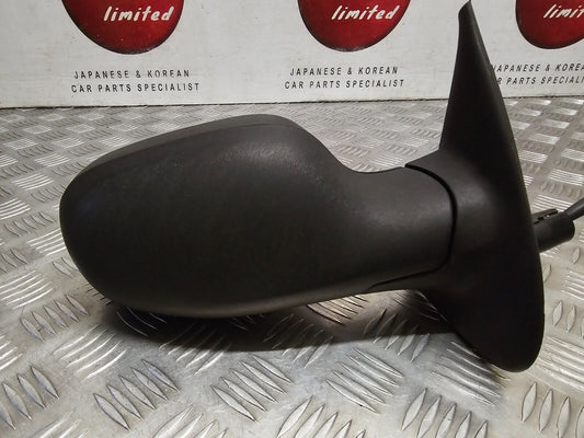 NISSAN MICRA K12 2003-2009 GENUINE DRIVERS SIDE MANUAL WING MIRROR IN BLACK